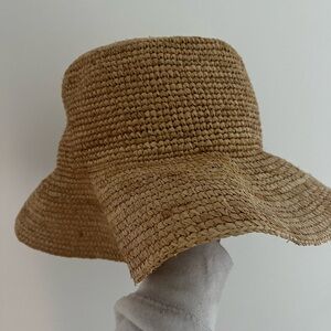 J Crew straw beach hat